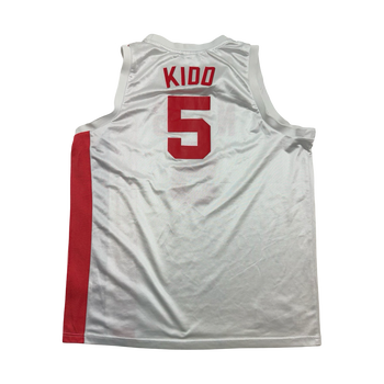 (L) Vintage NBA Jason Kidd Jersey White