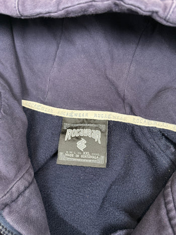 Vintage Roca Wear Hoodie Blue