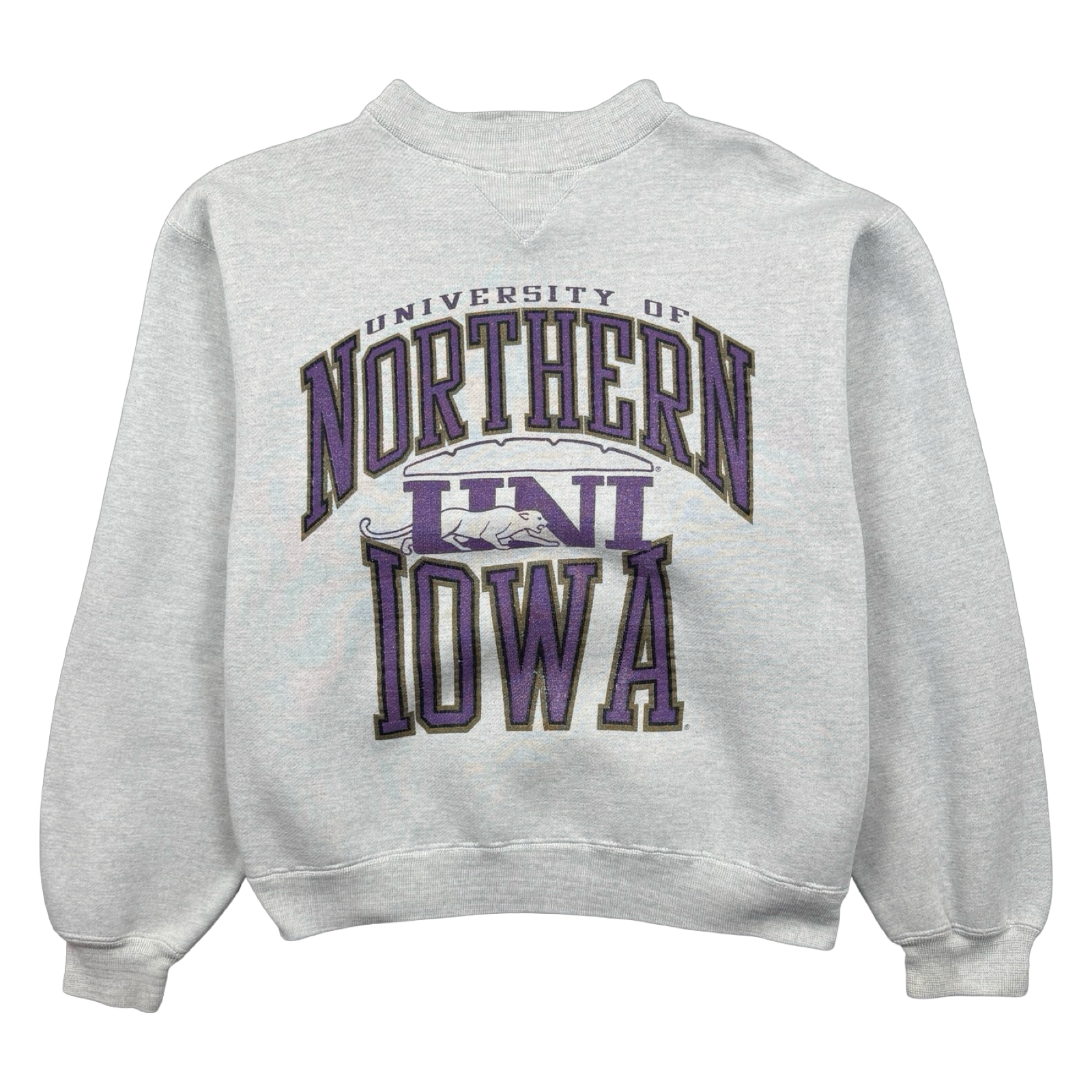 Vintage University of Northern Iowa Sweatshirt Grey