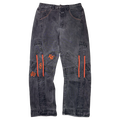 Marithé François Girbaud Panel Moto Cargo Denim Jeans (USED)