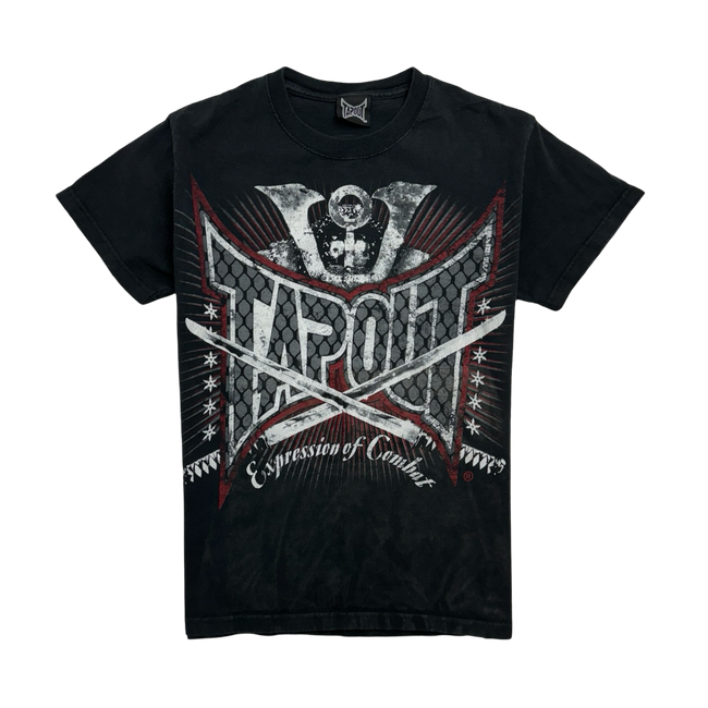 Vintage Y2k Tapout Tee Black