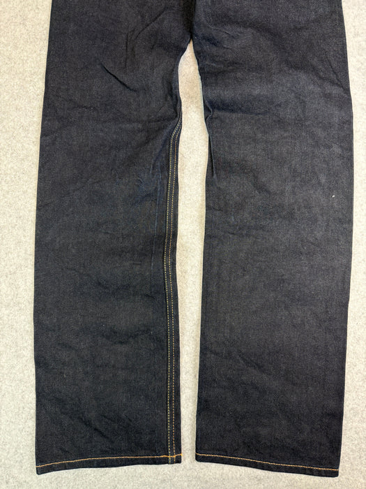 Evisu Lot 2000 Logo Print Seagull Denim Pants | Vitnage Clothing Store Canada