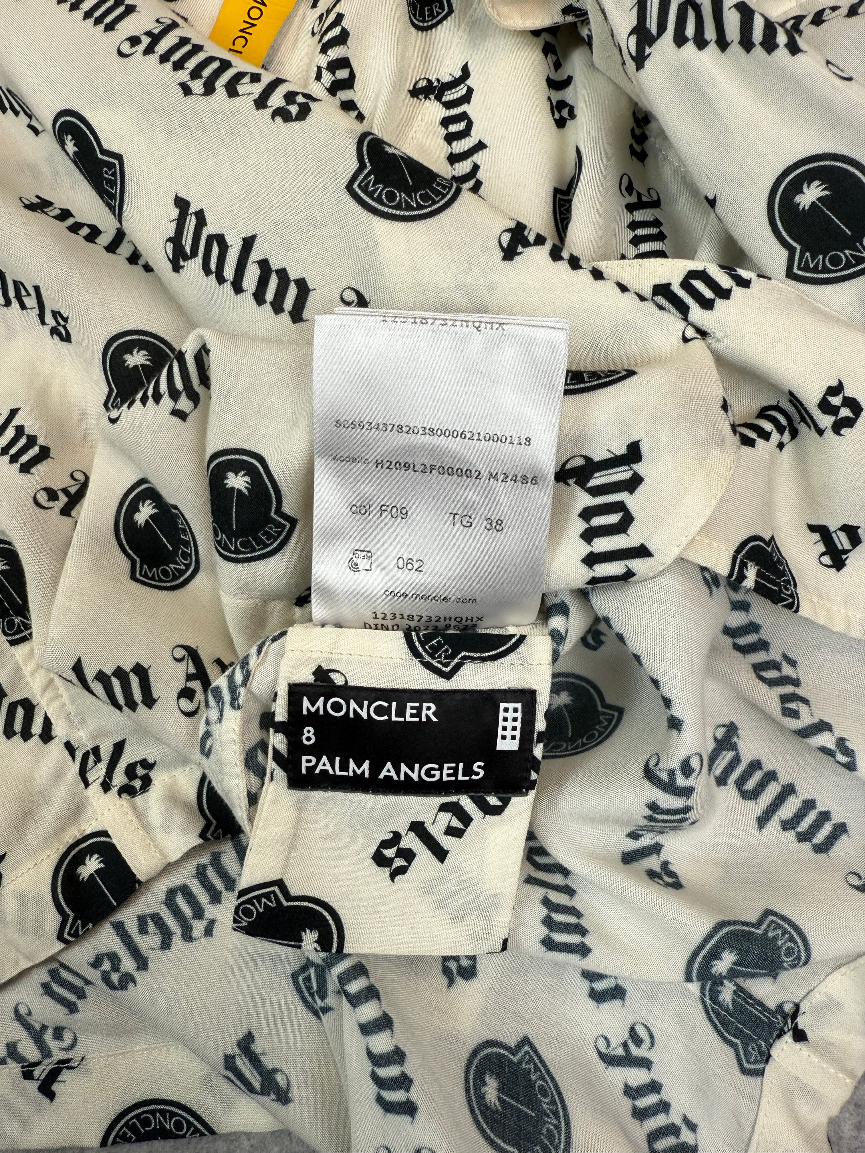 Moncler x Palm Angels Button-up Shirt White (USED)