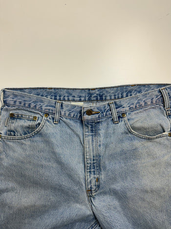 (38) Vintage Carhartt Denim Pants Blue