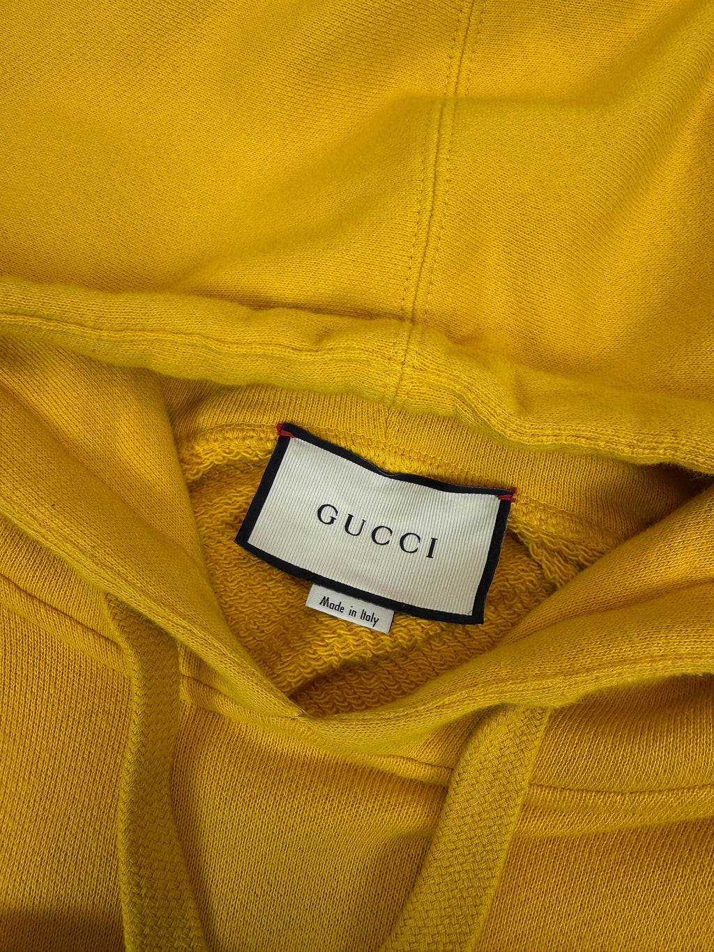 Gucci Coco Capitan Logo Print Hoodie Yellow (USED)