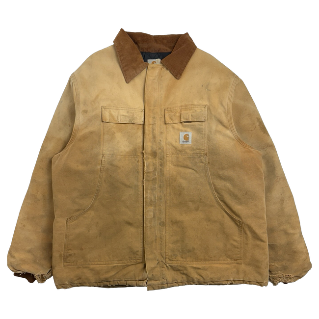 Vintage 90s Carhartt Arctic Work Jacket Tan