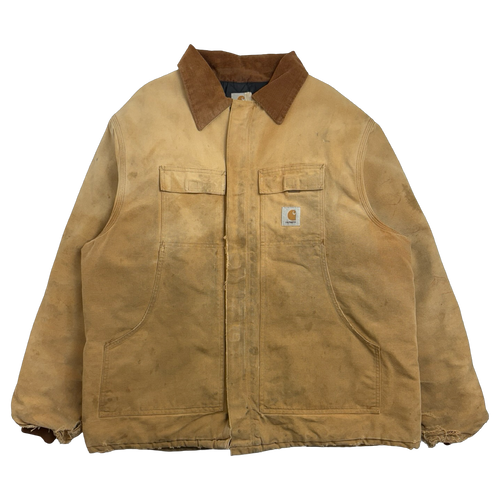 Vintage 90s Carhartt Arctic Work Jacket Tan | Vintage Clothing Store Canada