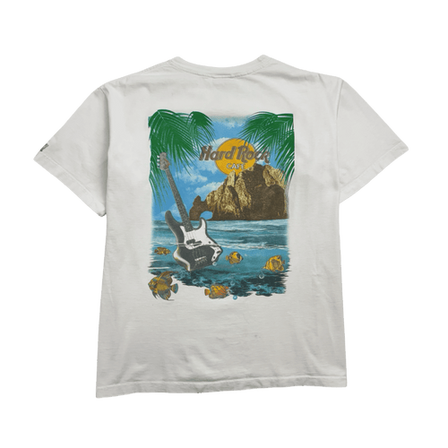 Vintage 2000s Hard Rock Cafe Cabo San Lucas Tee White | Vintage Clothing Store Canada