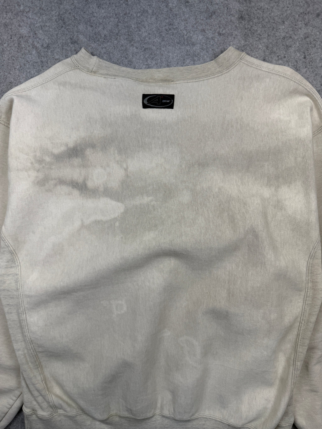 Vintage Kansas State Dyed Sweatshirt Cream