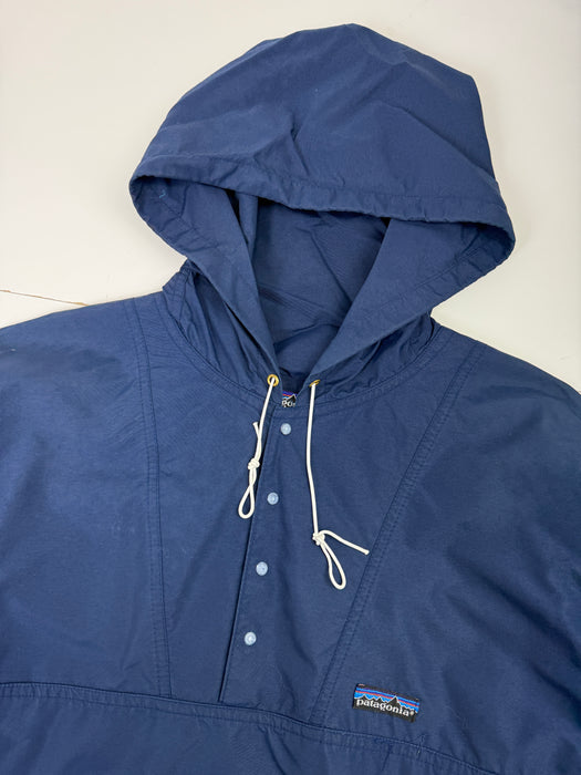 Vintage Patagonia Windbreaker Anorak Jacket Navy | Vitnage Clothing Store Canada
