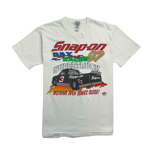 (M) Vintage 90s Snap-On Tee White | Vintage Clothing Store Canada