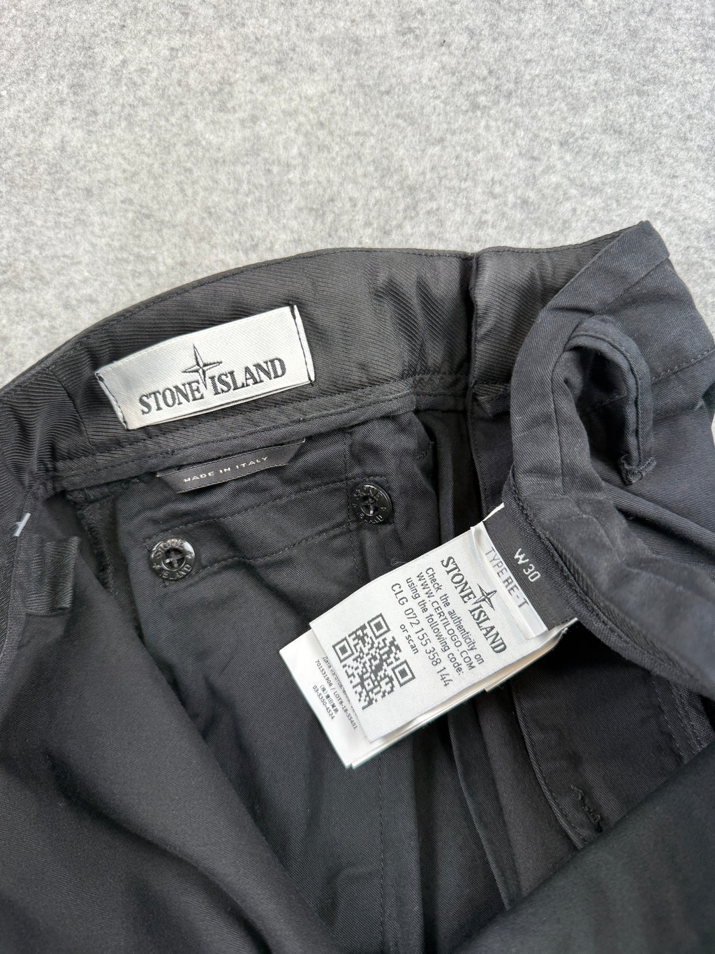 Stone Island RE-T Cargo Pants Black (USED)