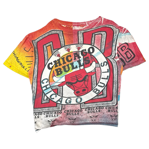 Vintage 90's Chicago Bulls AOP Tee Red