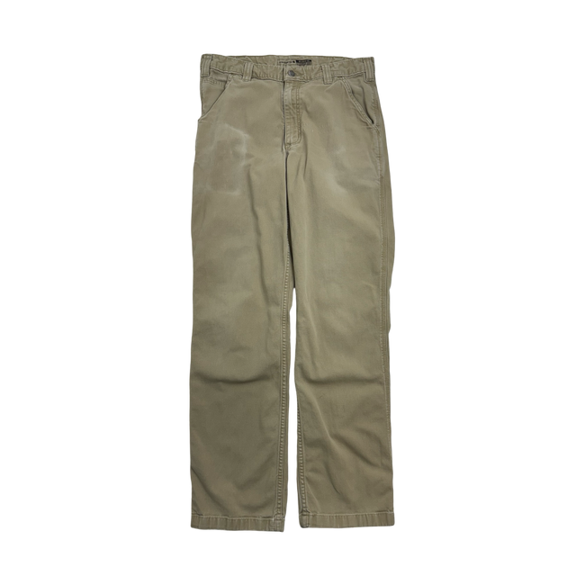 (33) Vintage Carhartt Carpenter Pants Biege