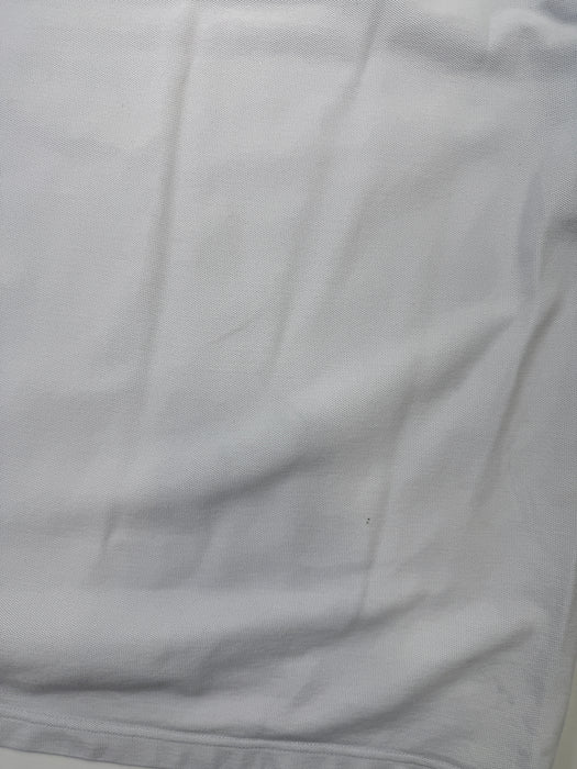 Yves Saint Laurent Embroidered Logo Polo Shirt White (USED) | Vitnage Clothing Store Canada