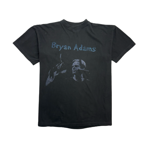 Vintage '03 Bryan Adams Here I Am Tour Tee Black | Vintage Clothing Store Canada