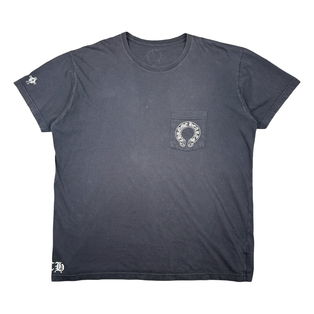 Chrome Hearts T Bar Logo Pocket Tee Black