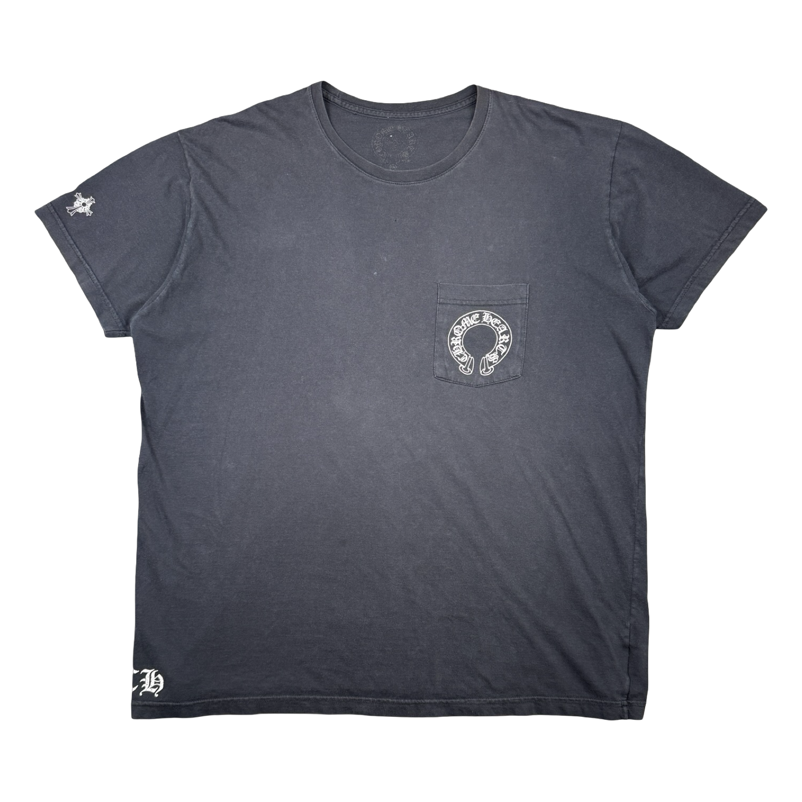 Chrome Hearts T Bar Logo Pocket Tee Black