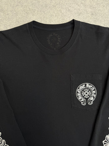 Chrome Hearts Hong Kong Horseshoe L/S Tee Black