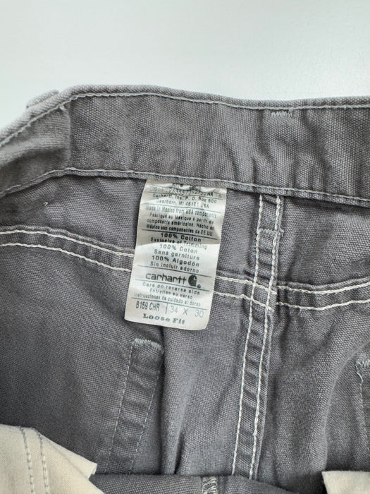 Vintage Carhartt Carpenter Pants Grey | Vitnage Clothing Store Canada