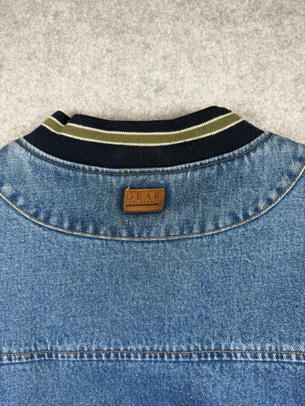 Vintage Gear BMW Denim Varsity Jacket