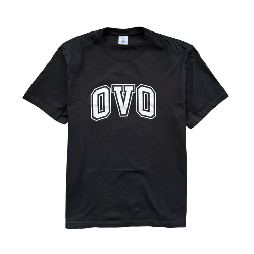 OVO College Logo Tee Black (USED) | Vintage Clothing Store Canada