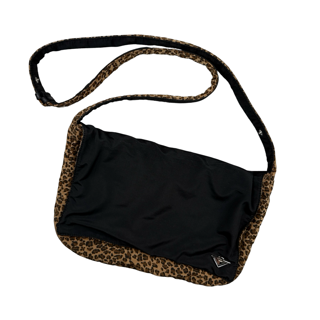 Bottega Veneta Reversible Leopard Print Shoulder Bag