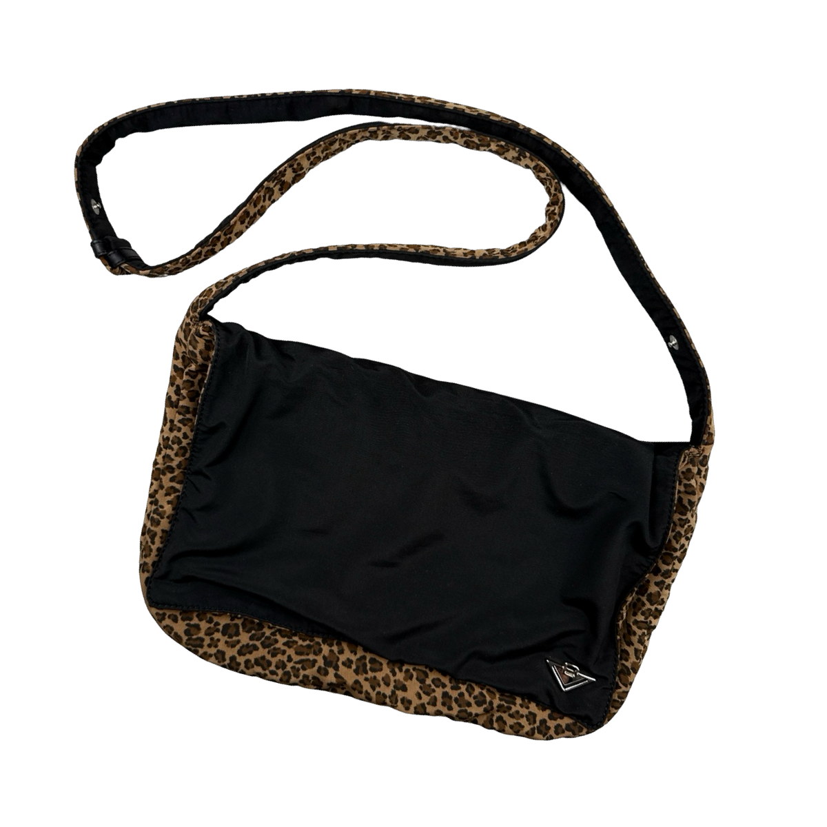 Bottega Veneta Reversible Leopard Print Shoulder Bag