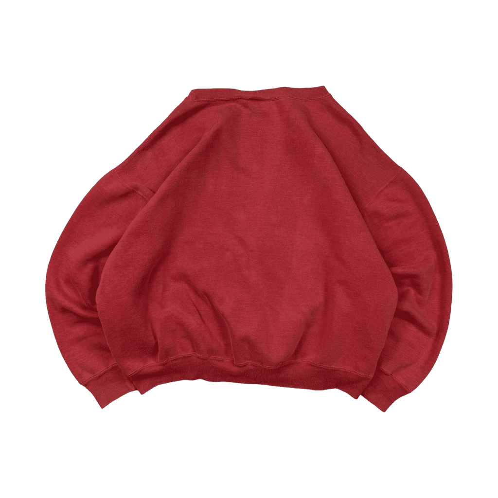 1990’s Vintage Stussy Warrior Man Sweatshirt Red