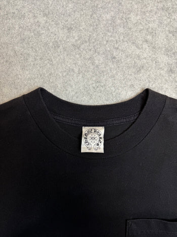 Vintage Chrome Hearts Foti Skull Wing Pocket Tee Black/Red