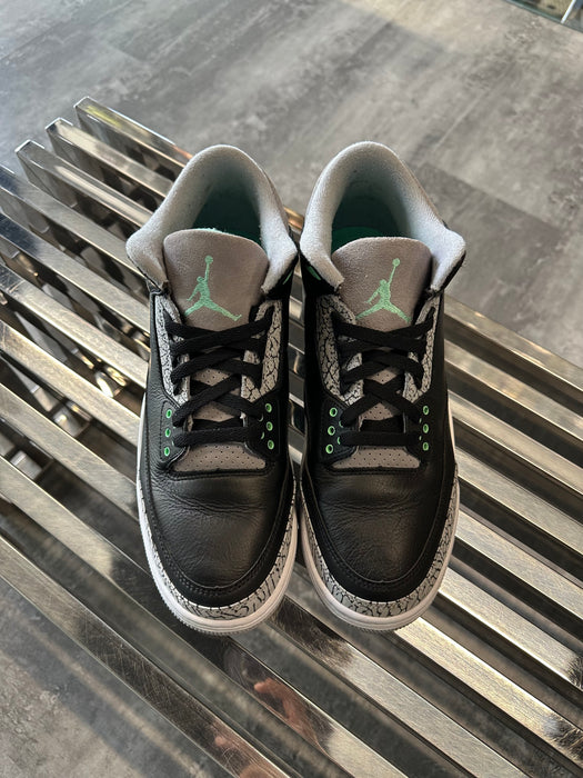 Jordan 3 Retro Green Glow (USED NO BOX) | Vitnage Clothing Store Canada