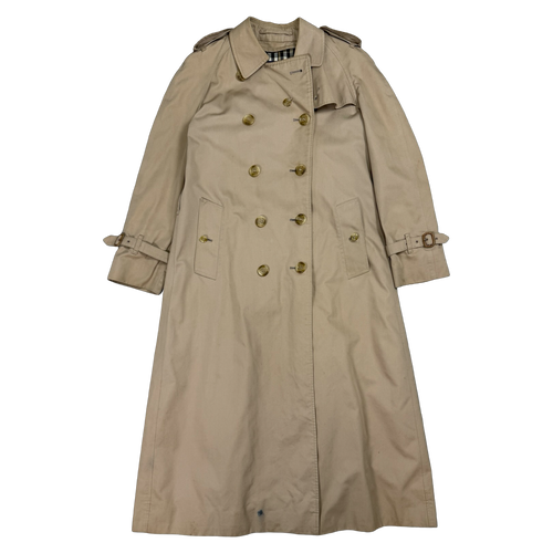 Vintage Women's Burberry Trench Coat Khaki | Vintage Clothing Store Canada