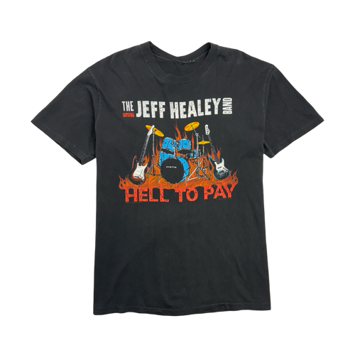 Vintage '91 The Jeff Healey Band Tee Black | Vintage Clothing Store Canada