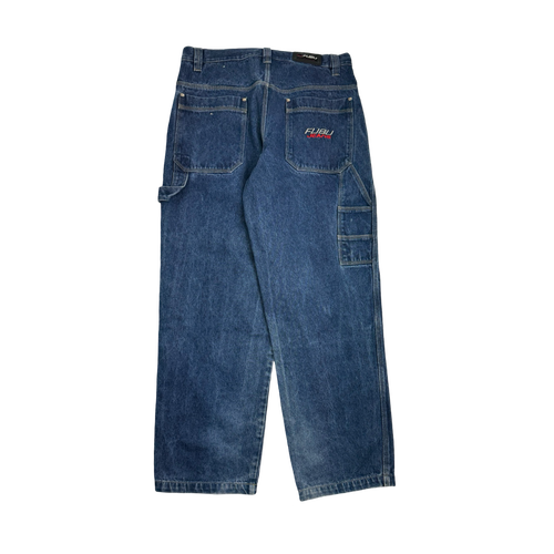 Vintage Y2k FUBU Dark Denim Pants | Vintage Clothing Store Canada