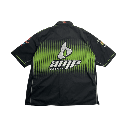 (XL) Vintage AMP Energy Racing Button Up | Vintage Clothing Store Canada