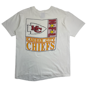 Vintage Kansas City Chiefs Logo 7 Tee White