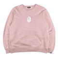 BAPE Crossprint Sweatshirt Pink (USED)