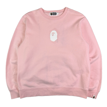 BAPE Crossprint Sweatshirt Pink (USED)