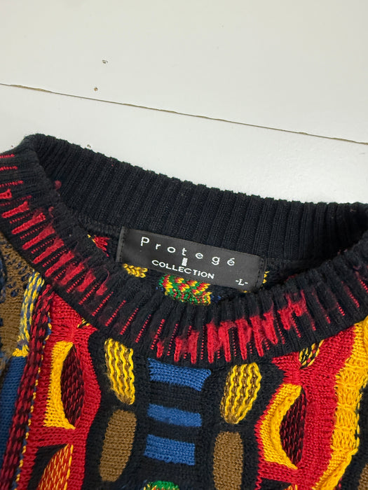 Vintage Protege Coogi Style 3D Knit Multi | Vitnage Clothing Store Canada