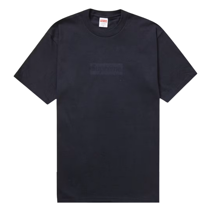 Supreme Tonal Box Logo Tee Navy | Vitnage Clothing Store Canada