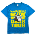 Vintage 2000’s Kanye West Glow In The Dark Tour Tee Blue