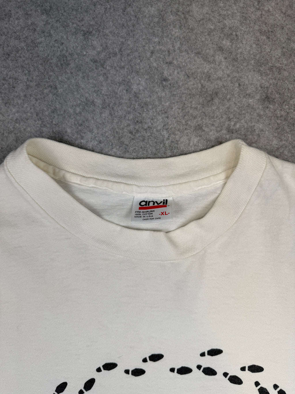 Vintage Guggenheim Museum Tee Footstep Spiral Tee White