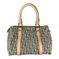 Christian Dior Diorissimo Canvas Boston Bag Green