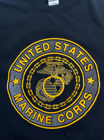 (M) Vintage USMC Tee Navy