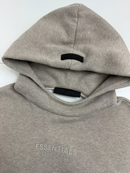 Fear Of God Essentials Hoodie Silver Cloud (USED) | Vitnage Clothing Store Canada