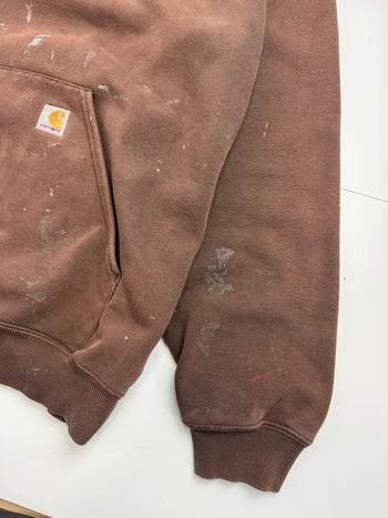 Vintage 2000's Carhartt Pullover Hoodie Brown