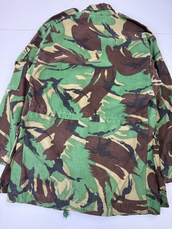 Smock Combat Army Issued Zip Up Light Jacket Green Camo