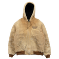 Vintage Carhartt Active Hooded Jacket Khaki