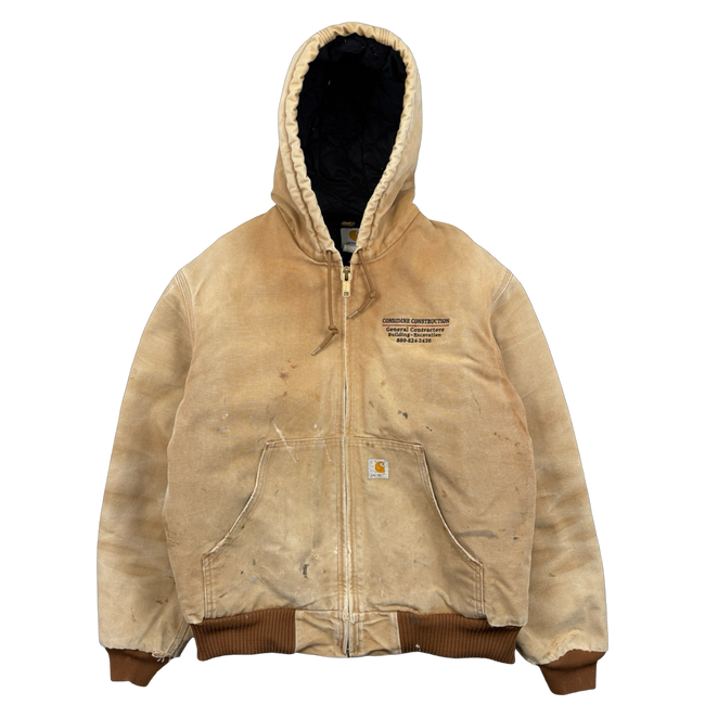 Vintage Carhartt Active Hooded Jacket Khaki
