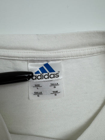 Vintage 90s Adidas Tee White